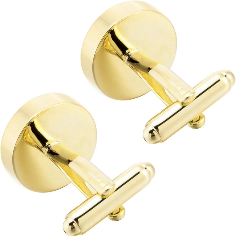 Jonwo Tuxedo Cufflinks and Studs Set Mother of Pearl Men Dress Cuff Links Buttons Set Formal Business Wedding - Image 4